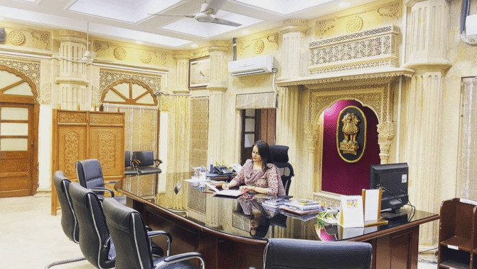 File photo of Barmer collector Tina Dabi | X/@dabi_tina