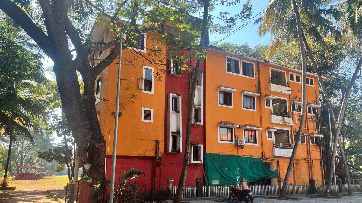 A hostel building at the training centre for firefighters in Panaji | Kasturi Walimbe/ThePrint