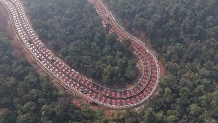 The 11.96-km Hiran-Sindoor section of National Highway 45 between Bhopal and Jabalpur passes through the Nauradehi Wildlife Sanctuary and the Veerangana Durgavati Tiger Reserve | Himanshu Tyagi/X