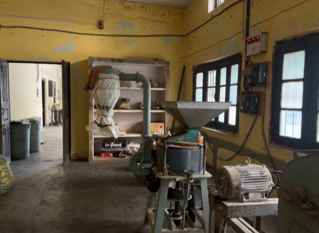The Samiti workspace, where women grind spices sold under the ‘Buland Masale’ brand 